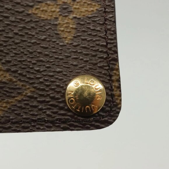 LOUIS VUITTON Monogram Porto Cartes Crdit Pression Card Case Auth - Picture 13 of 16